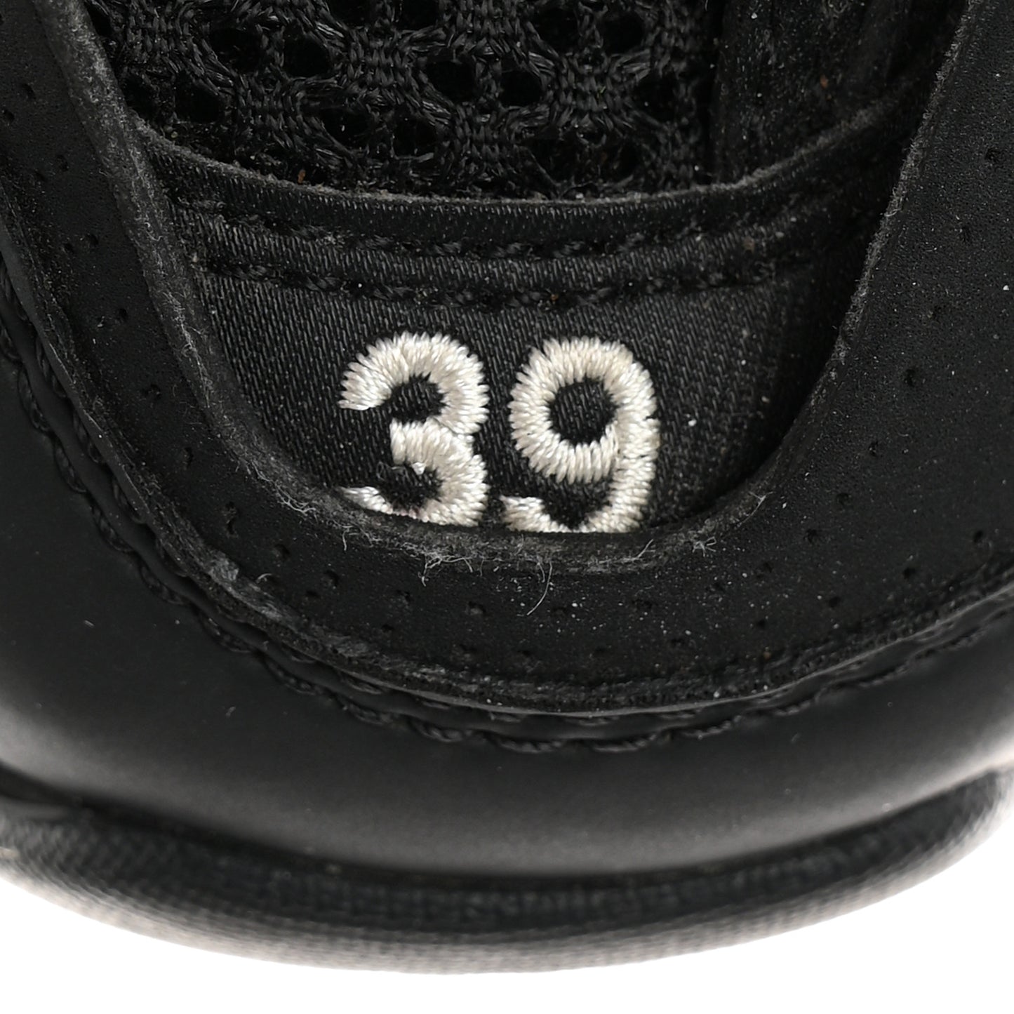 Mesh Nylon Mens Track Sneakers 39 Black