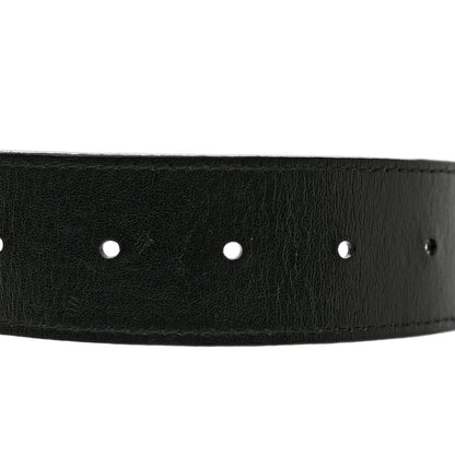 Louis Vuitton Calfskin 40mm LV Initiales Reversible Belt 90 36 Dark Brown Black 3 of 5