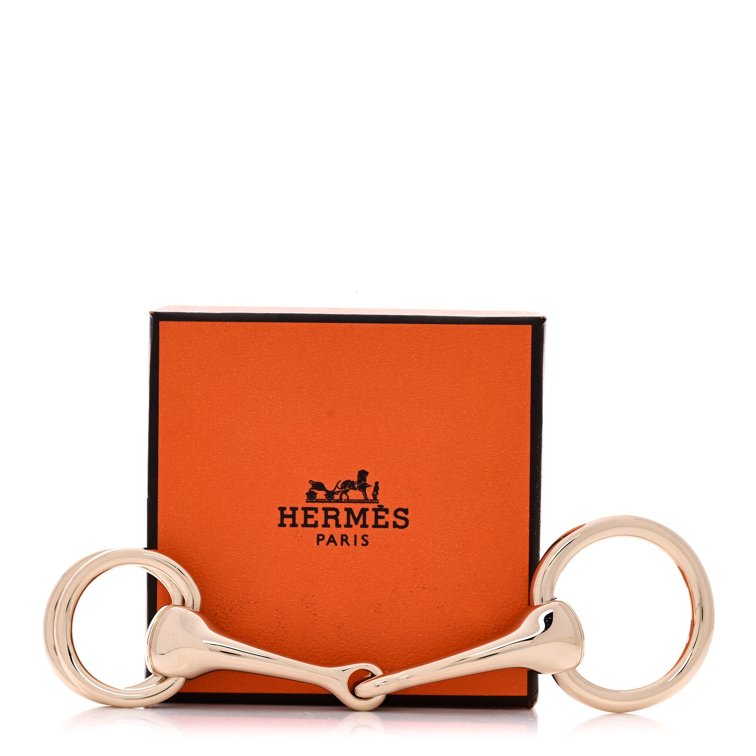 Hermes Permabrass Mors Scarf Ring Gold 1796603 – FASHIONPHILE