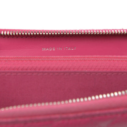 Chanel Caviar Quilted Small Zip Around Wallet Pink 7 of 11