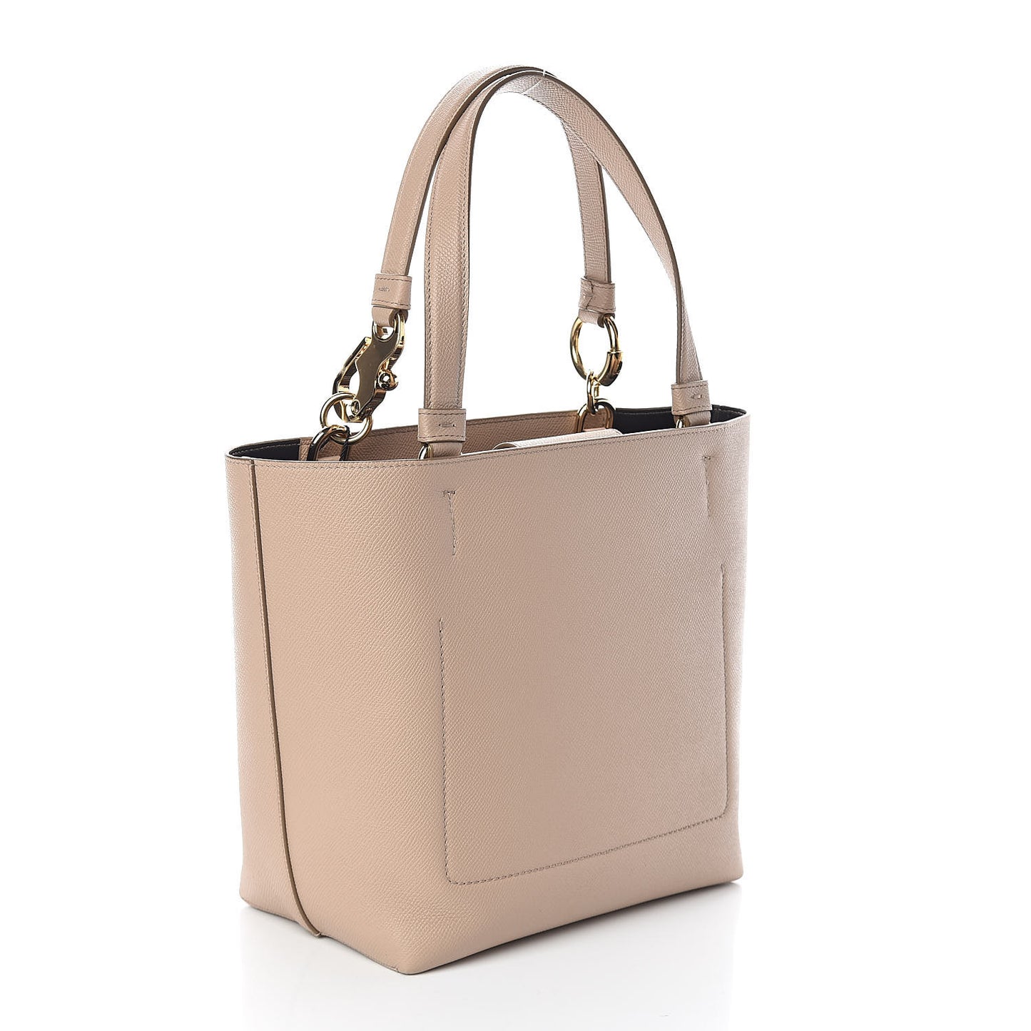 Calfskin Small Beatrice Tote Nude