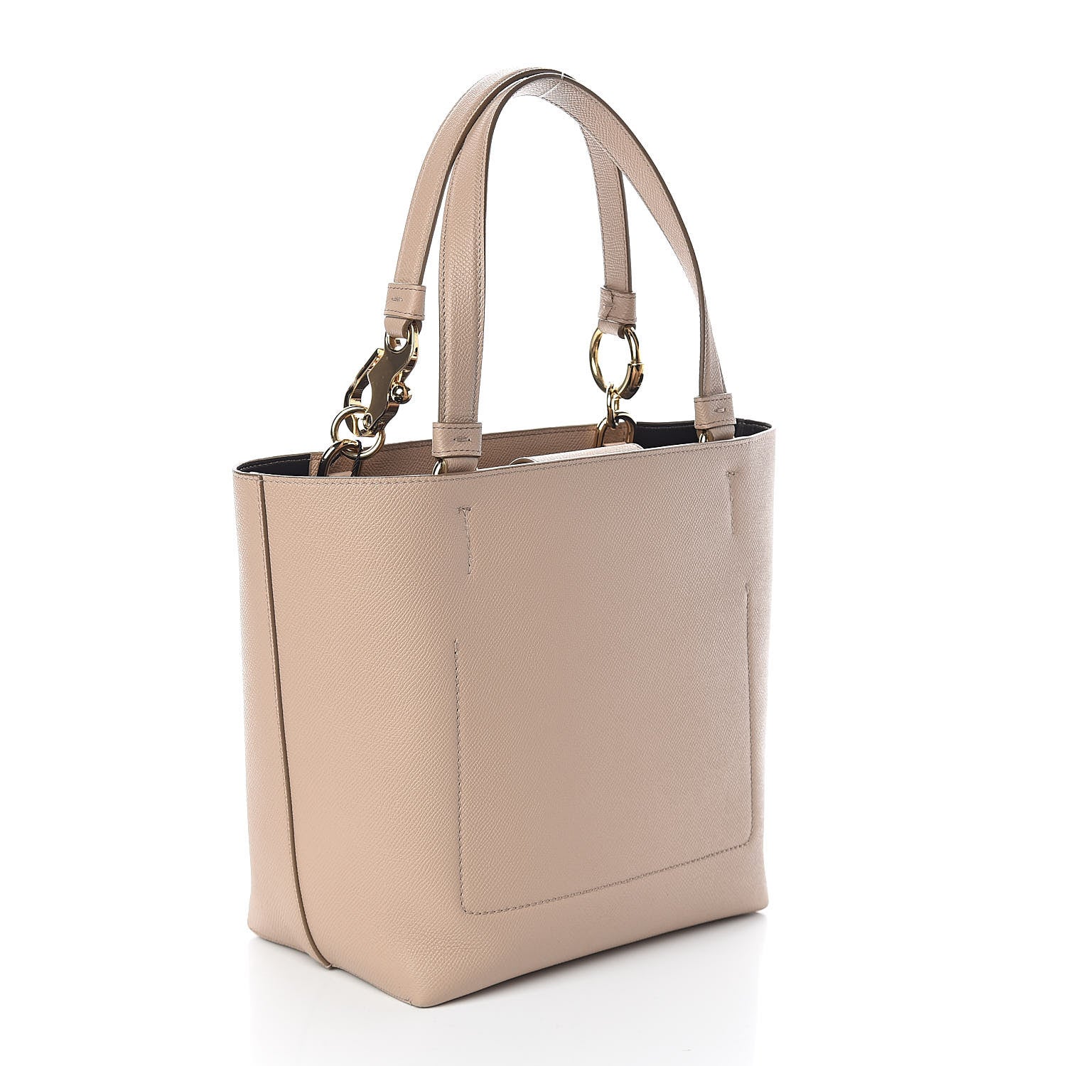 Dolce & Gabbana Calfskin Small Beatrice Tote Nude 3 of 9