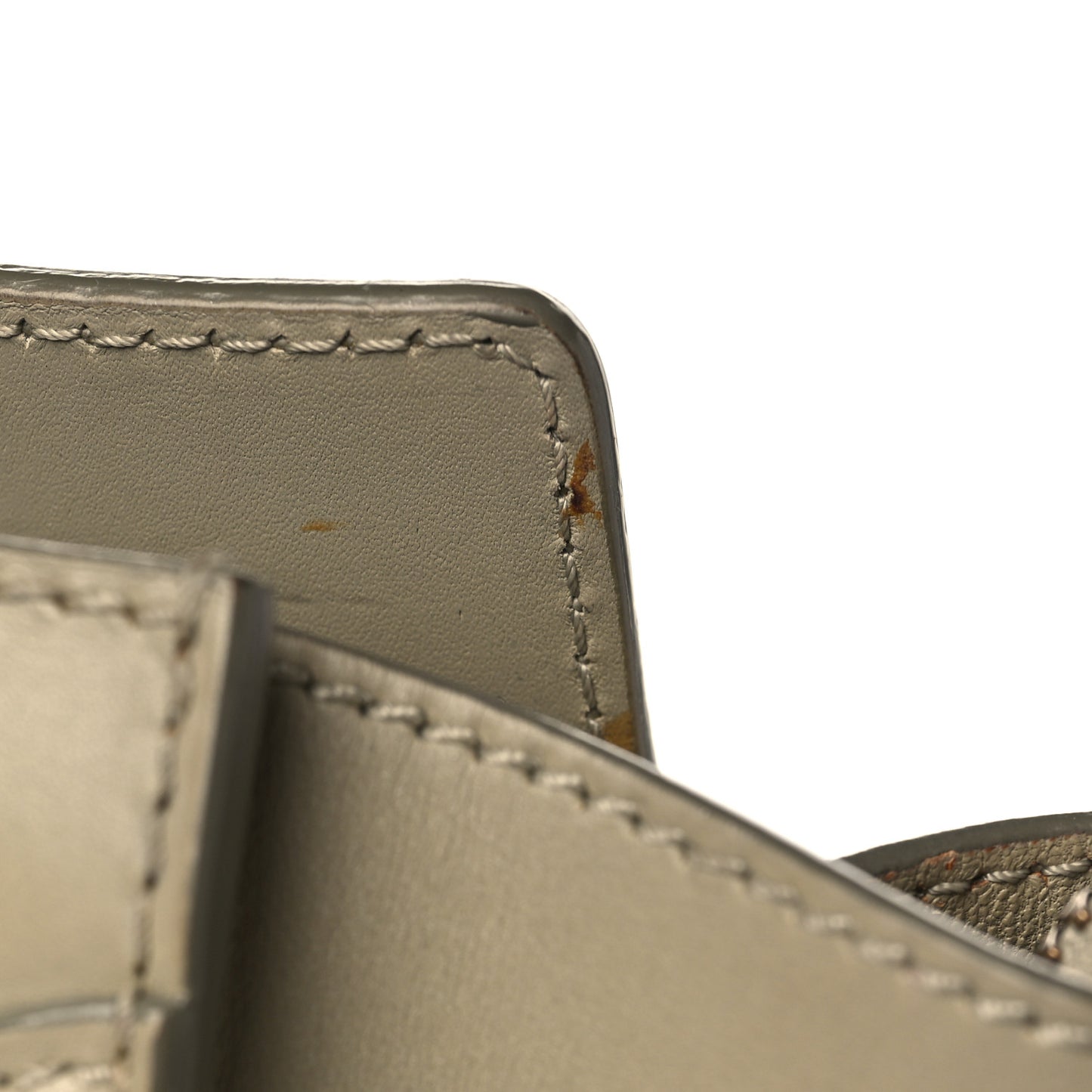 Smooth Calfskin Micro Luggage Khaki