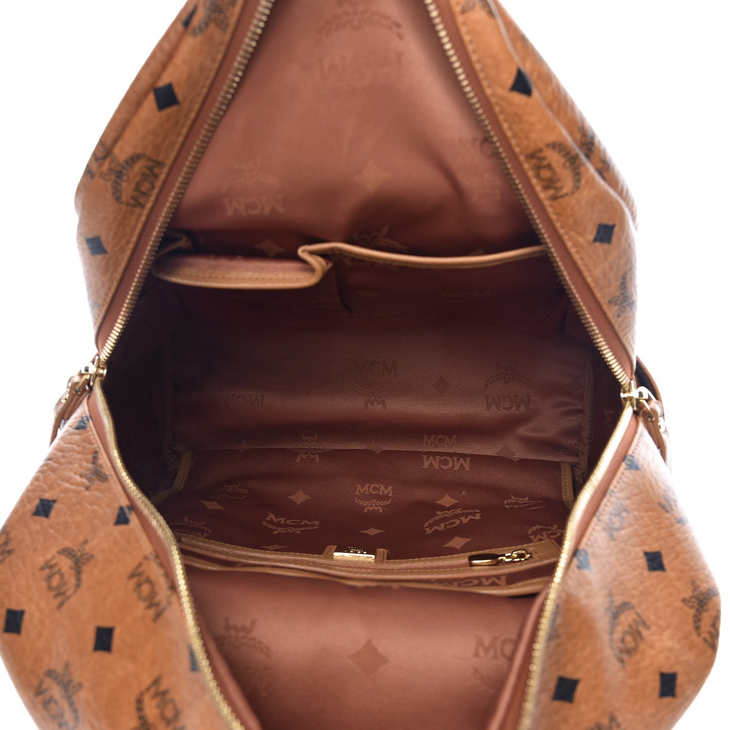 Visetos Medium Stark Backpack Cognac