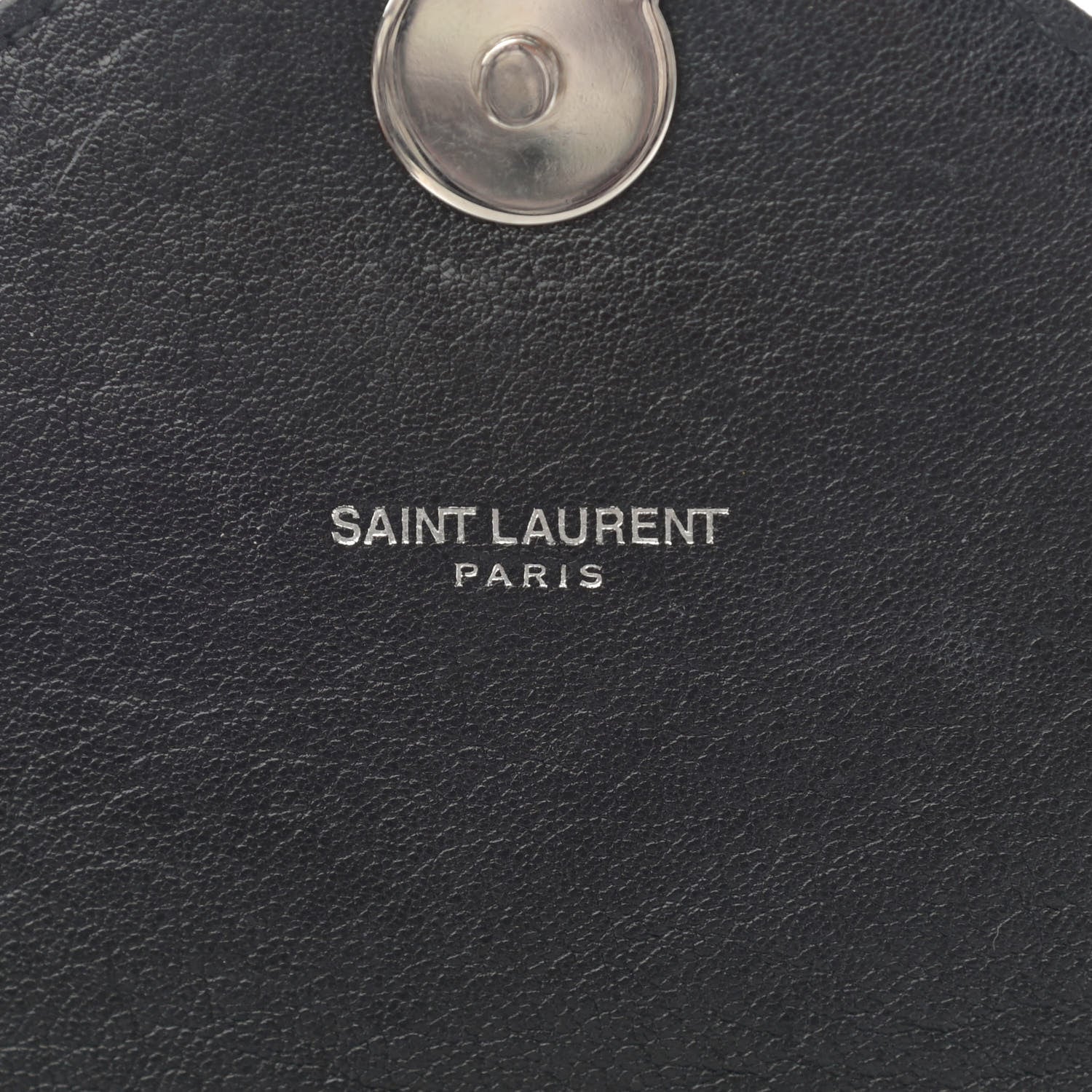 Saint Laurent Sheepskin Matelasse Chevron Monogram Large College Satchel Black 5 of 12