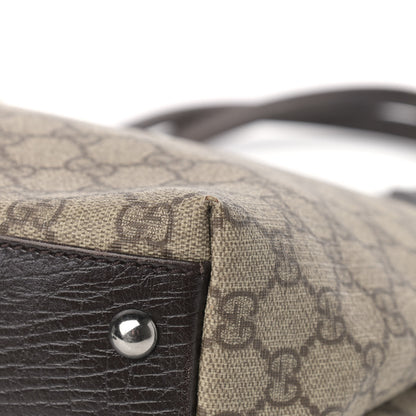 Gucci GG Plus Monogram Small Vertical Tote Dark Brown 9 of 15