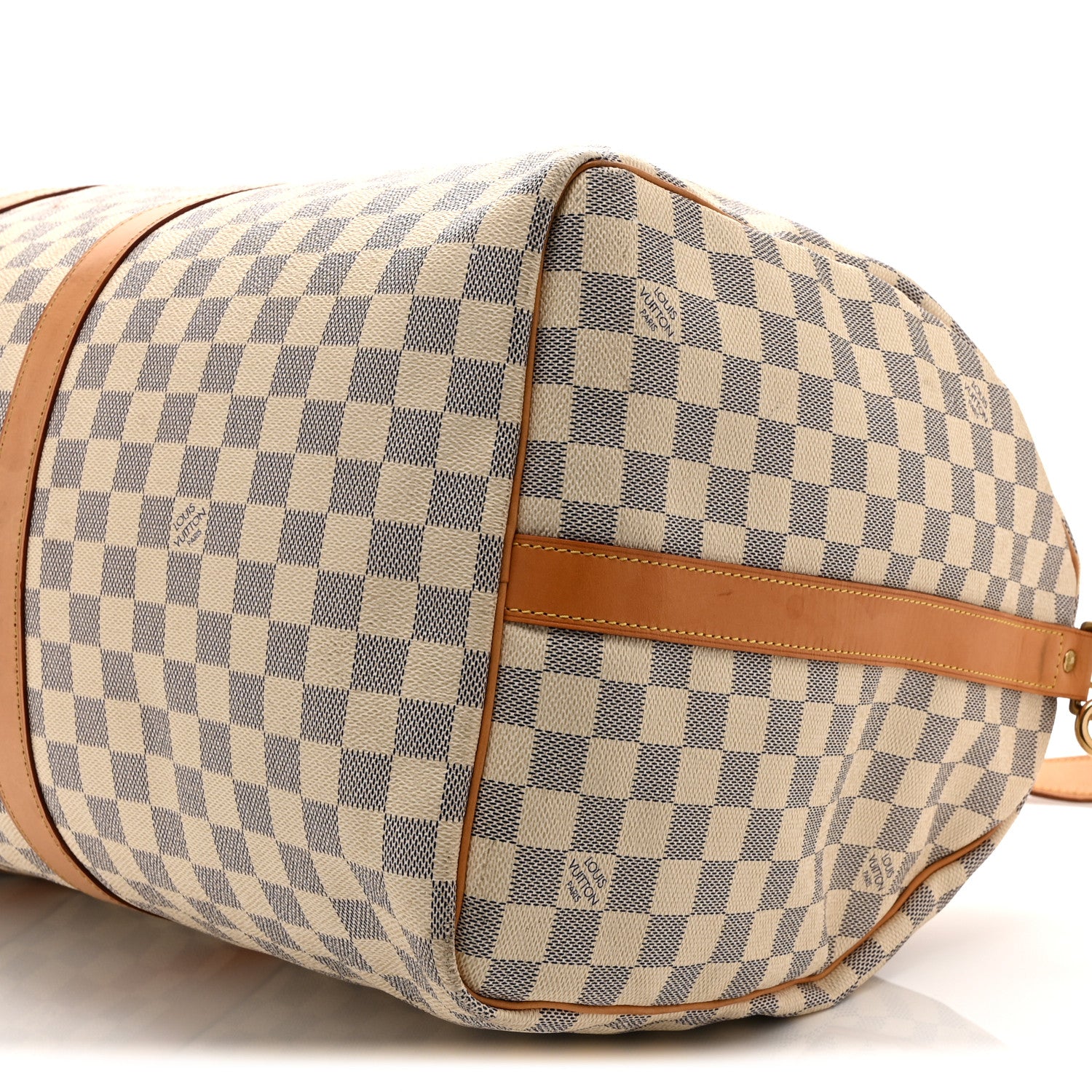 Louis Vuitton Damier Azur Keepall Bandouliere 55 9 of 12