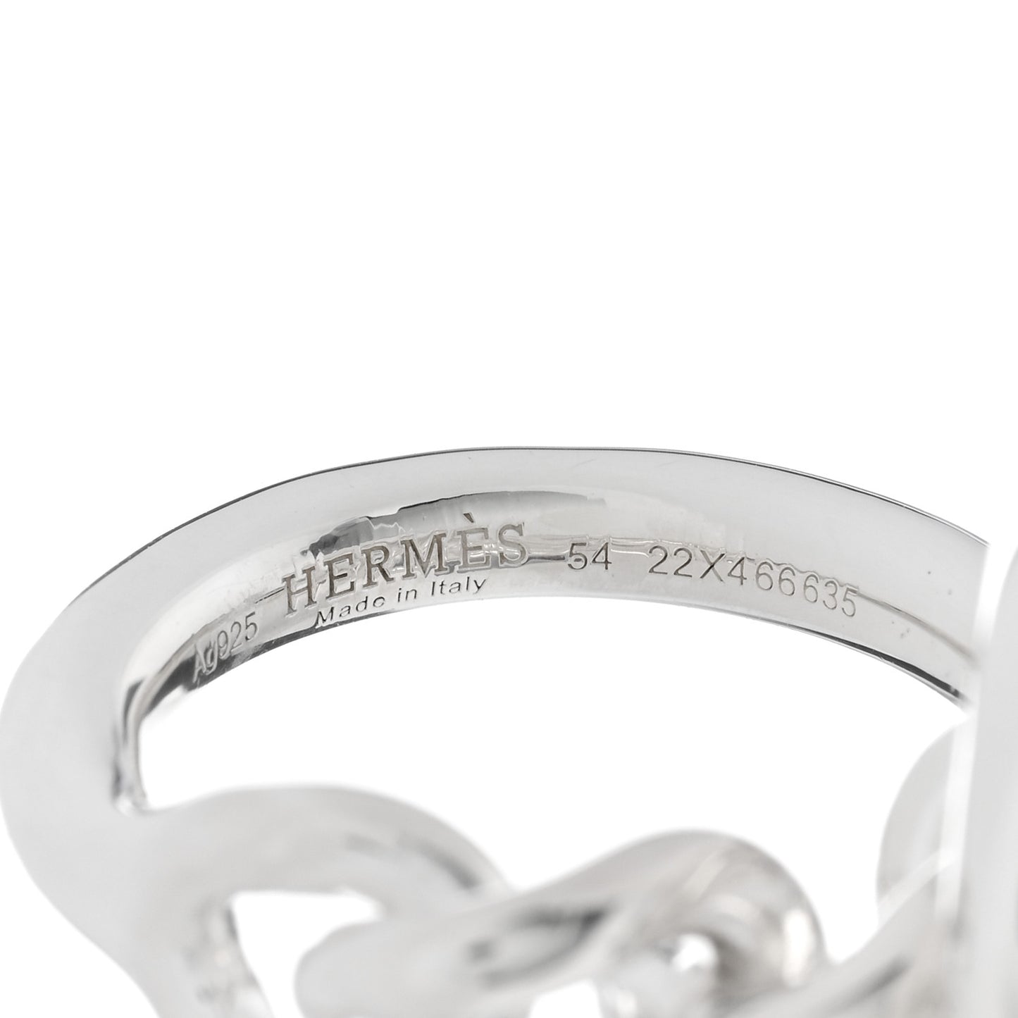 Sterling Silver GM Croisette Ring 54 6.75