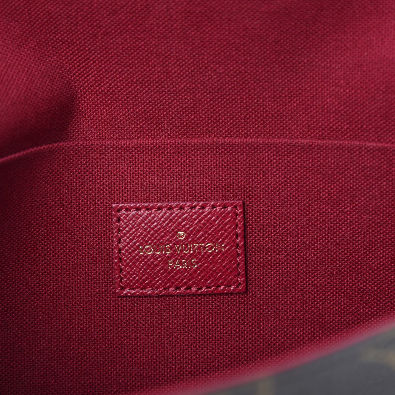 Louis Vuitton Monogram Pochette Felicie Chain Wallet Fuchsia 9 of 13