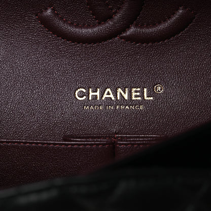 Chanel Lambskin Quilted Medium Double Flap Black 6 of 13