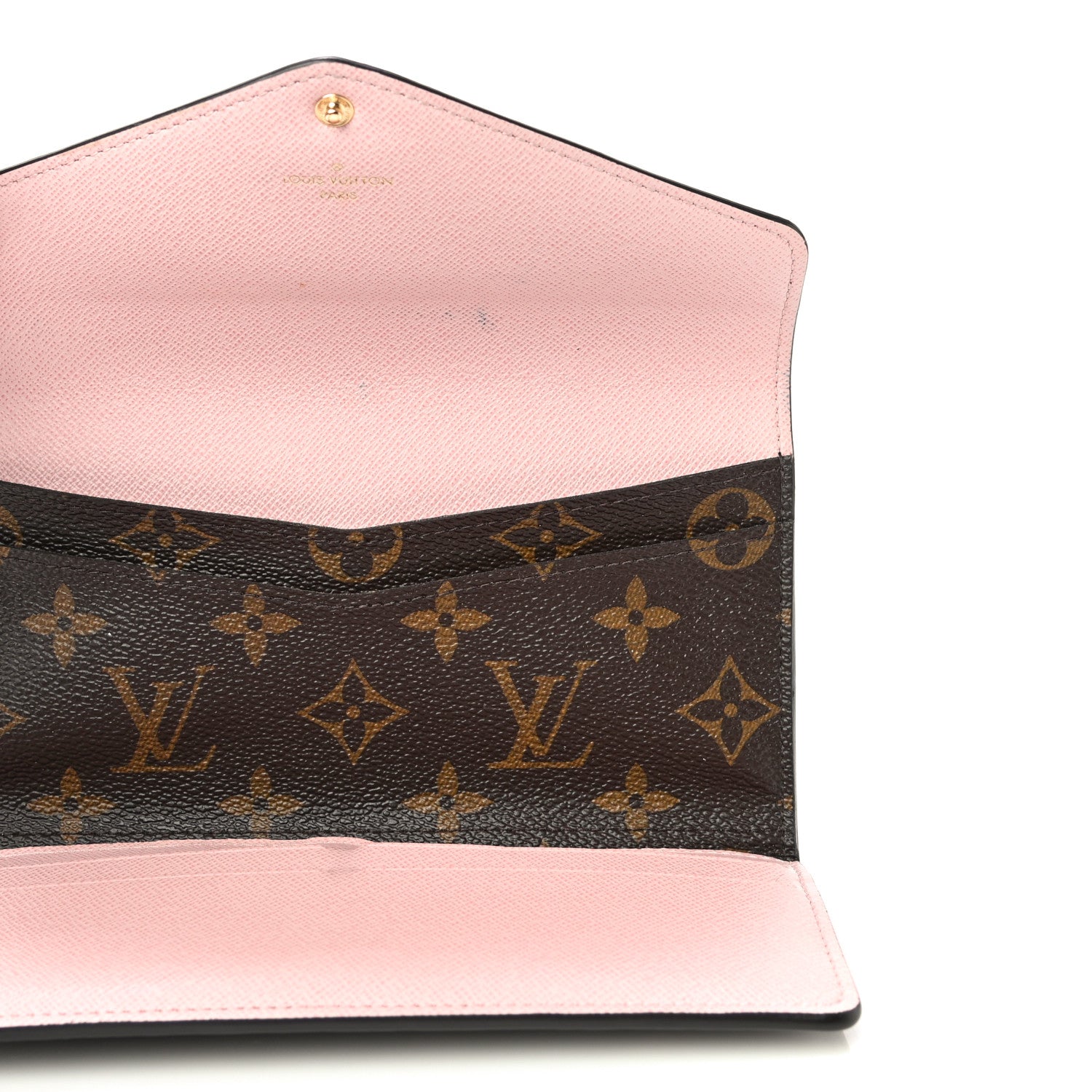 Louis Vuitton Monogram Josephine Wallet Rose Ballerine 5 of 15