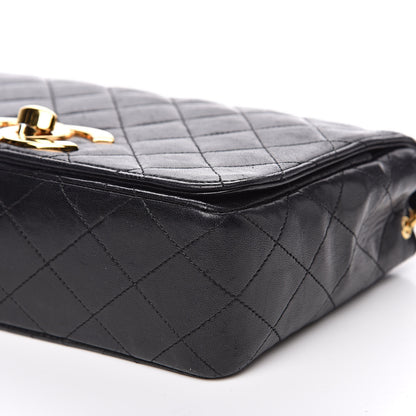Chanel Lambskin Quilted Small Single Flap Black 9 of 17