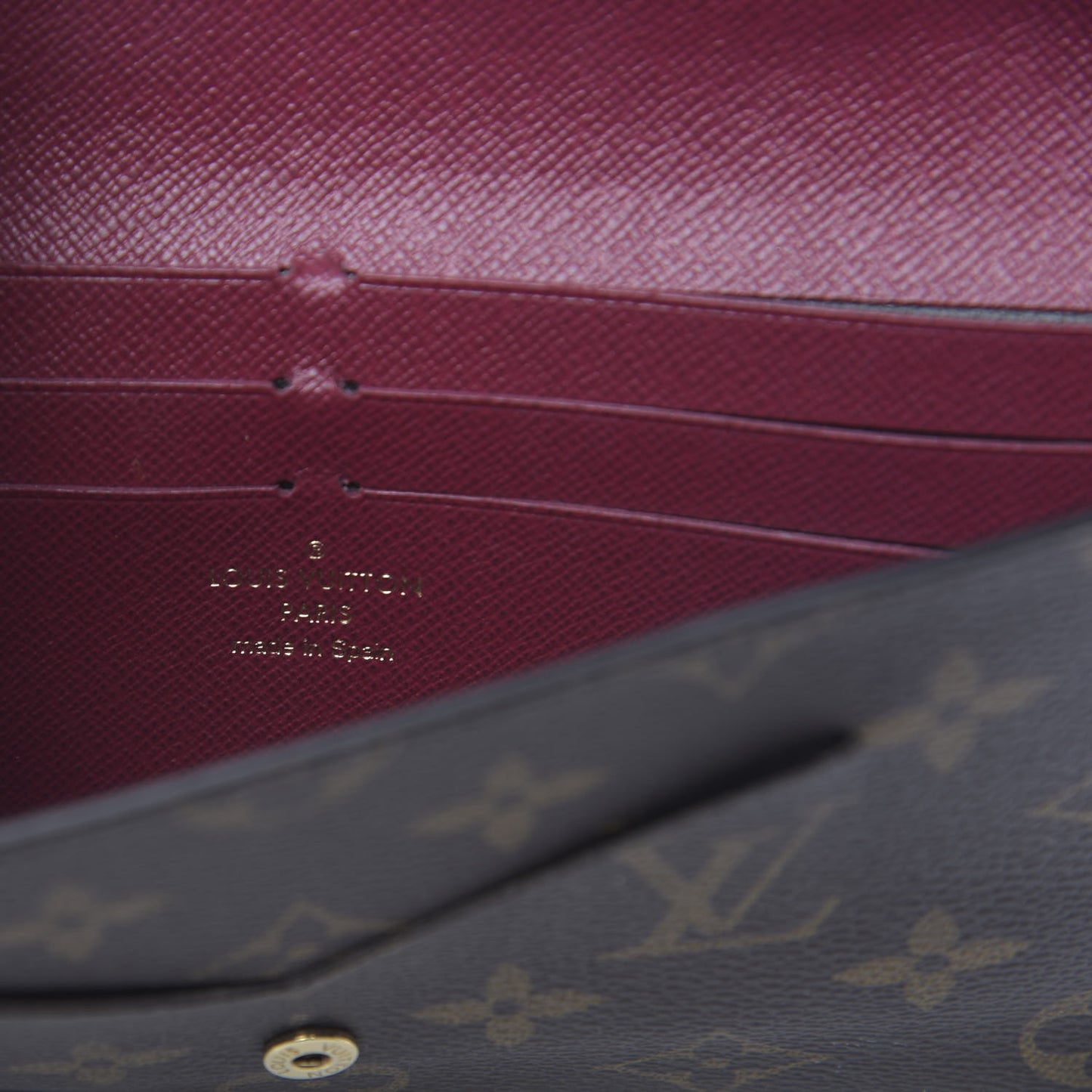 Monogram Jeanne Wallet Fuchsia