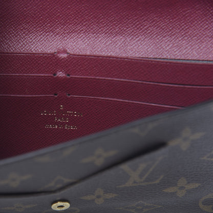 Louis Vuitton Monogram Jeanne Wallet Fuchsia 7 of 7