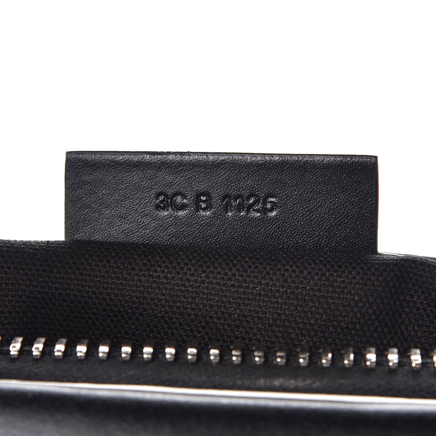 Calfskin Brogue Small Antigona Black White