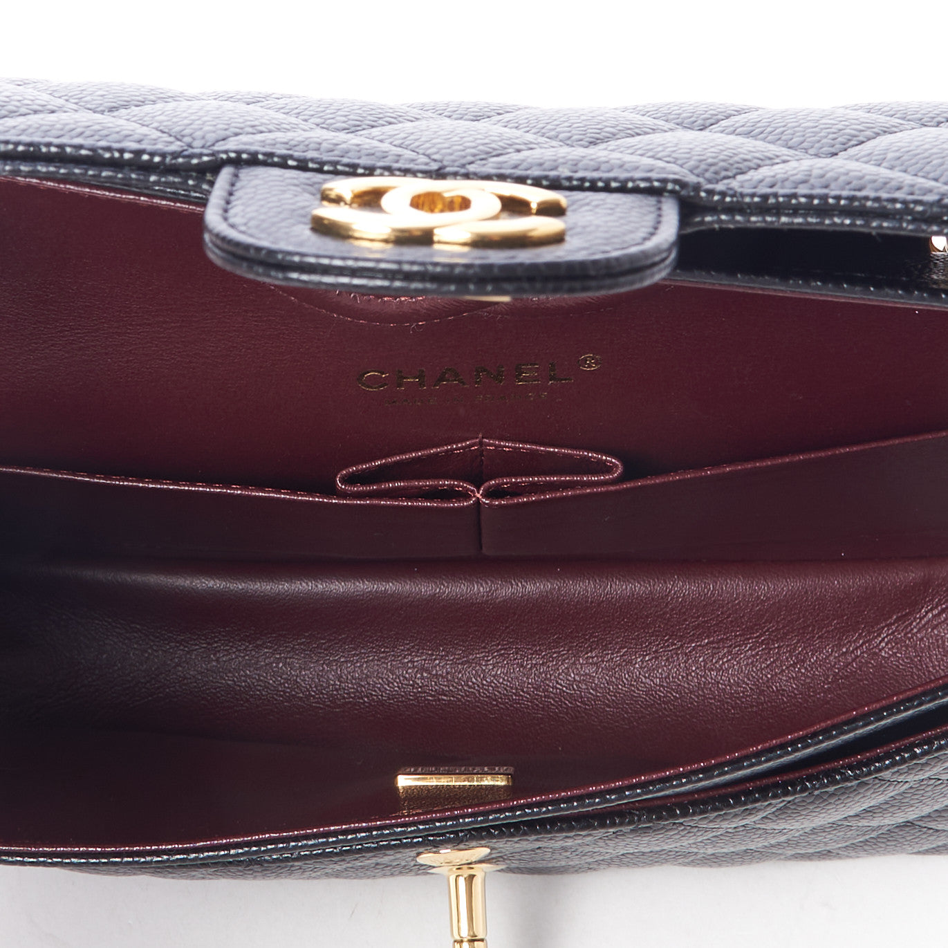 Chanel Caviar Quilted Small Double Flap Black 7 of 11