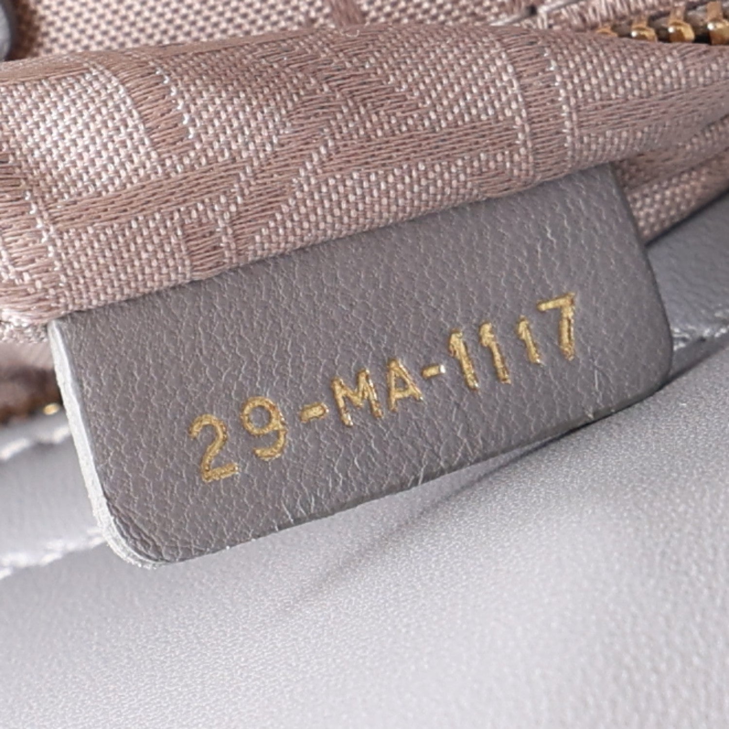 Christian Dior Lambskin Cannage Small My ABCDior Lady Dior Grey 7 of 10