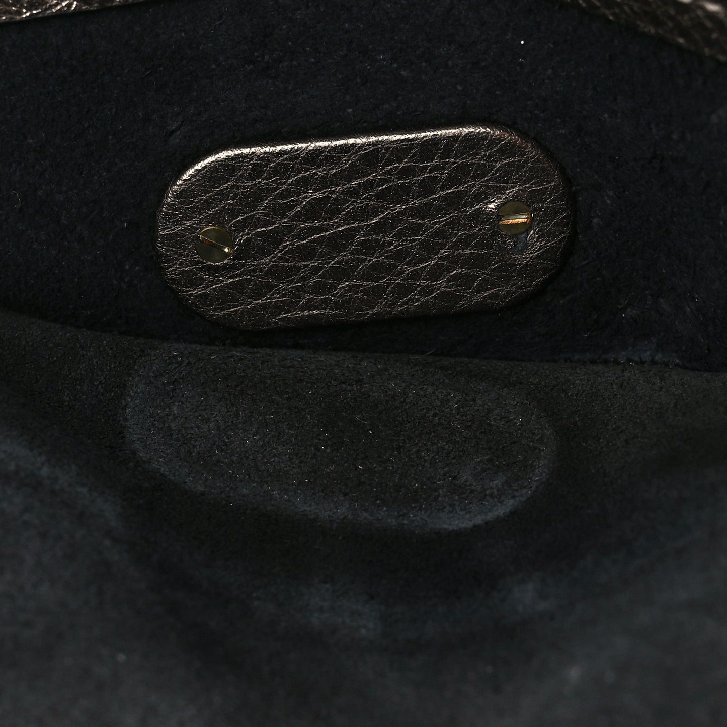 Metallic Calfskin Medium Rockstud Tote Sasso