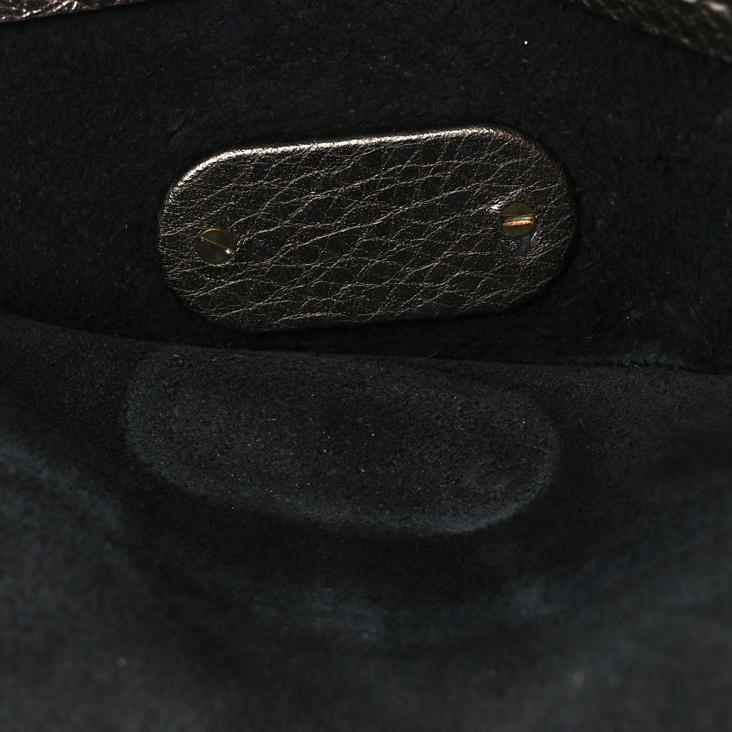 Valentino Garavani Metallic Calfskin Medium Rockstud Tote Sasso 11 of 12