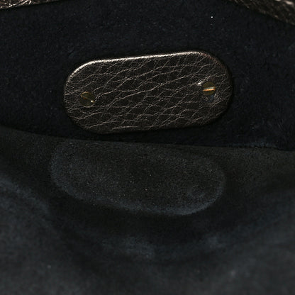 Valentino Garavani Metallic Calfskin Medium Rockstud Tote Sasso 11 of 12