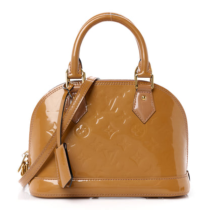 Louis Vuitton Vernis Alma BB Rose Velours 1 of 14