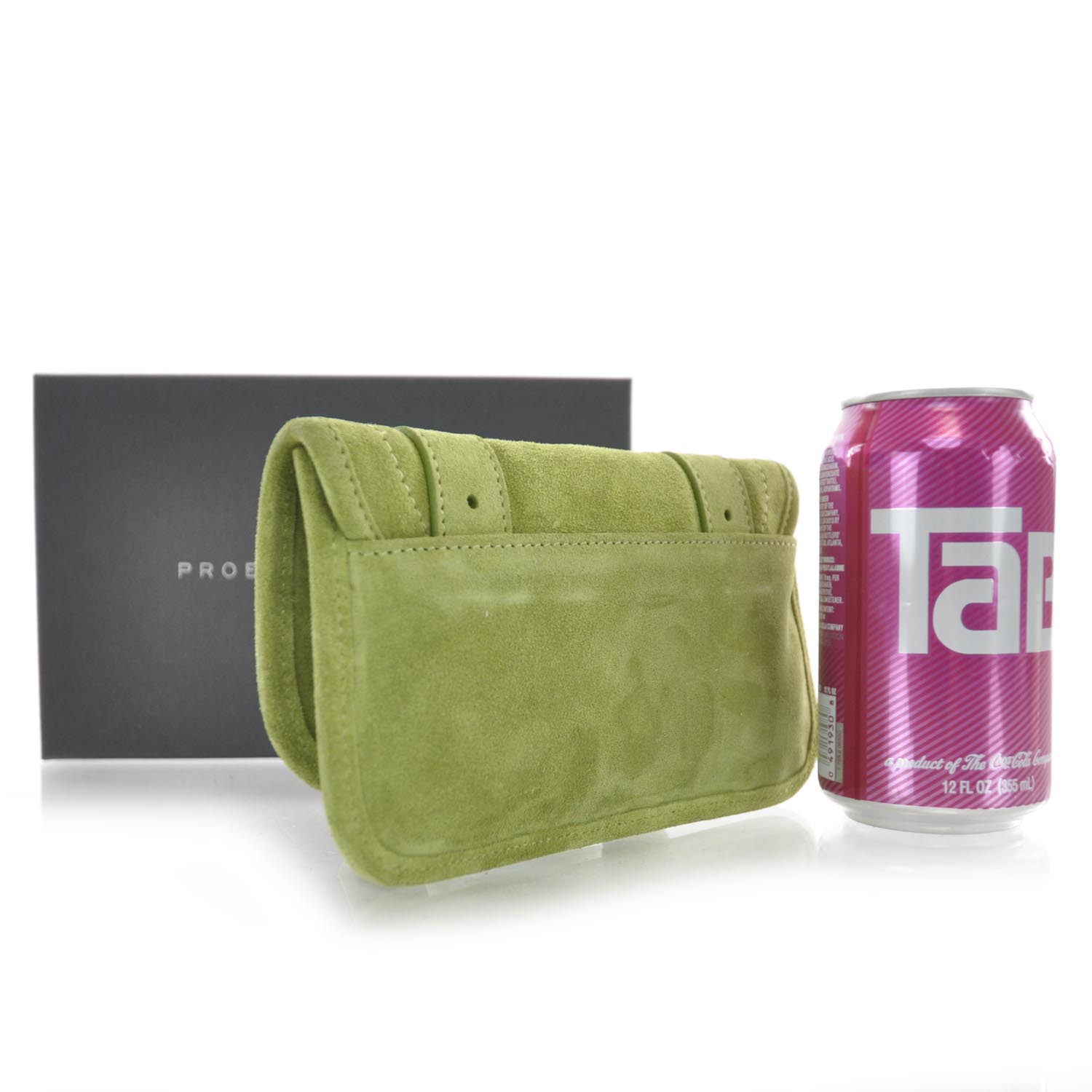 Proenza Schouler Suede PS1 Wallet Apple Green 2 of 5