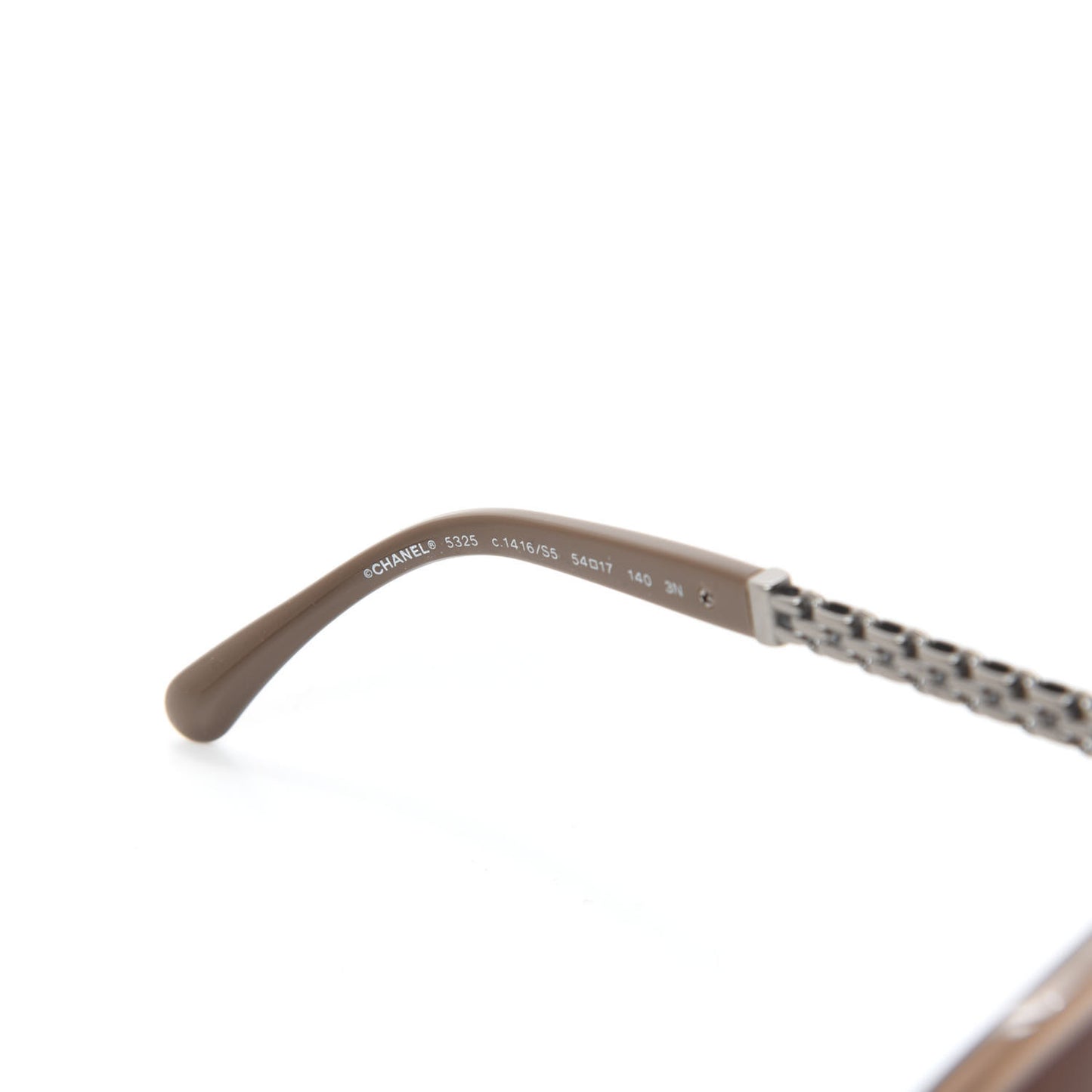 Square Chain Sunglasses 5325 Taupe