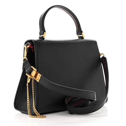 Valentino Garavani Grainy Calfskin Medium VSling Top Handle Bag Black 3 of 10