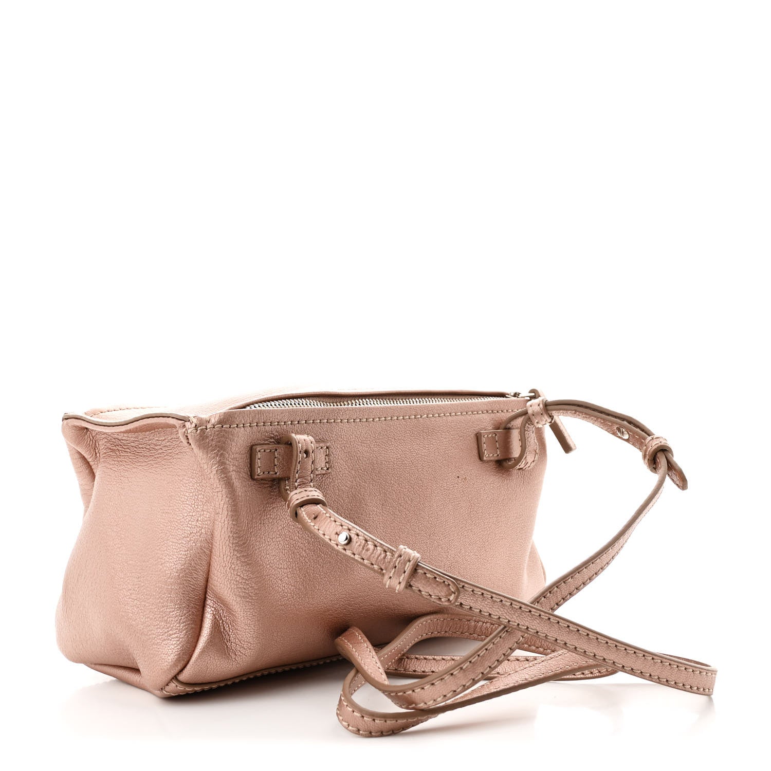 Givenchy Metallic Sugar Goatskin Mini Pandora Light Pink 3 of 10