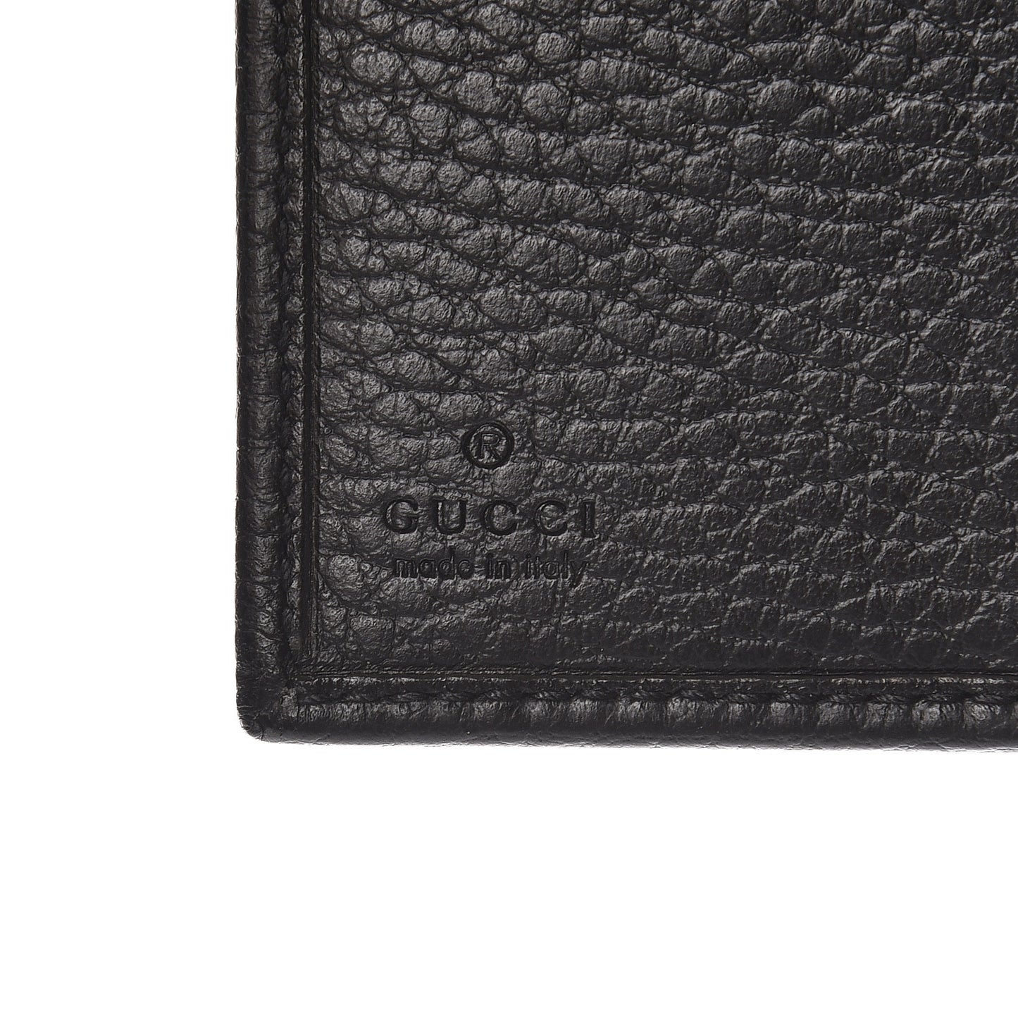 Dollar Calfskin GG Marmont French Wallet Black
