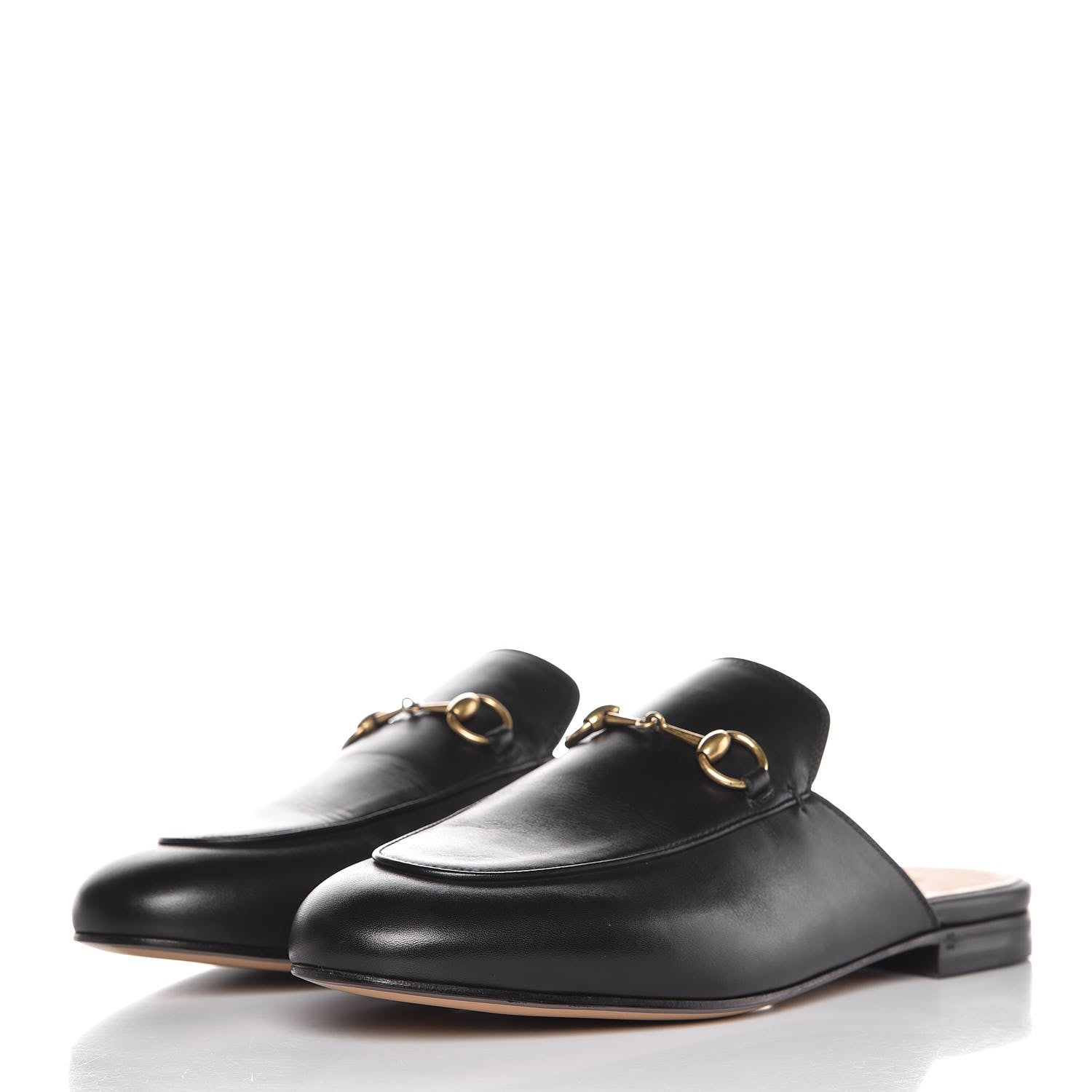 Gucci Calfskin Womens Princetown Slippers 39 Black 3 of 9