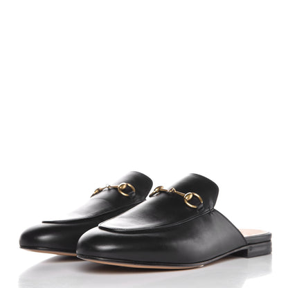 Gucci Calfskin Womens Princetown Slippers 39 Black 3 of 9