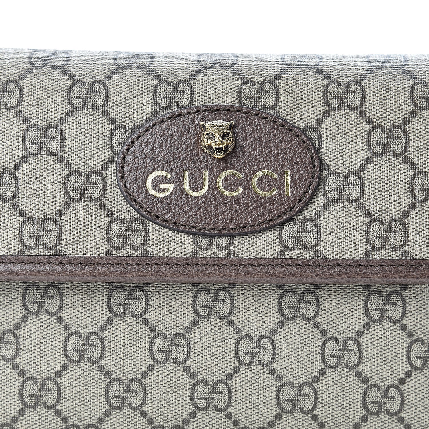 Gucci GG Supreme Monogram Neo Vintage Web Belt Bag Brown 8 of 11
