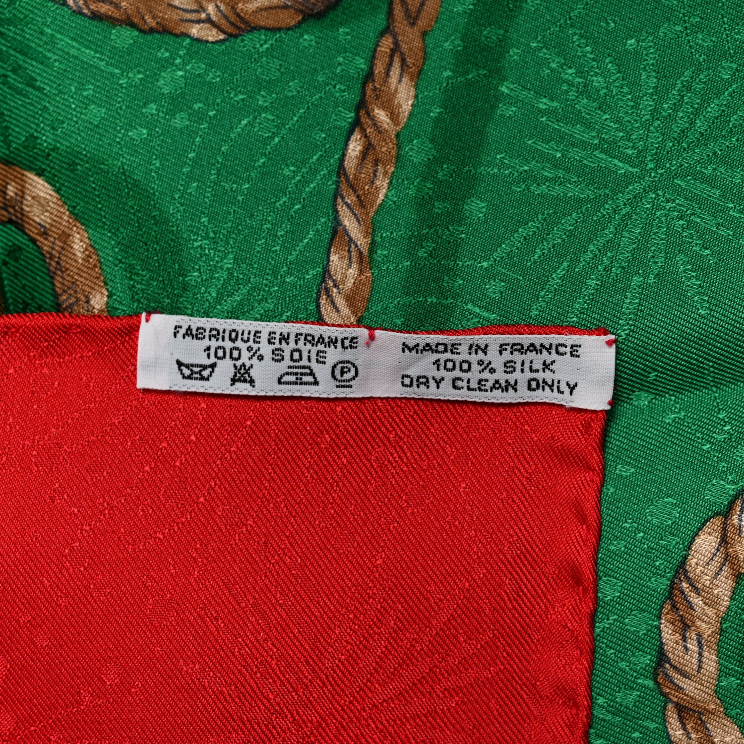 Hermes Jacquard Silk Jouvence Scarf 90 5 of 5