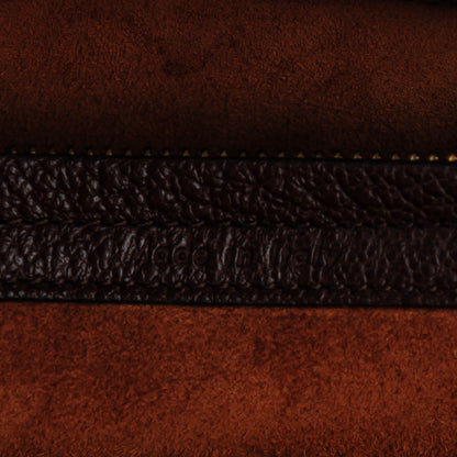 Celine Shiny Grained Calfskin Medium Phantom Luggage Brown 6 of 8