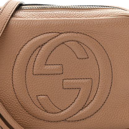 Gucci Pebbled Calfskin Small Soho Disco Bag Camelia 8 of 13