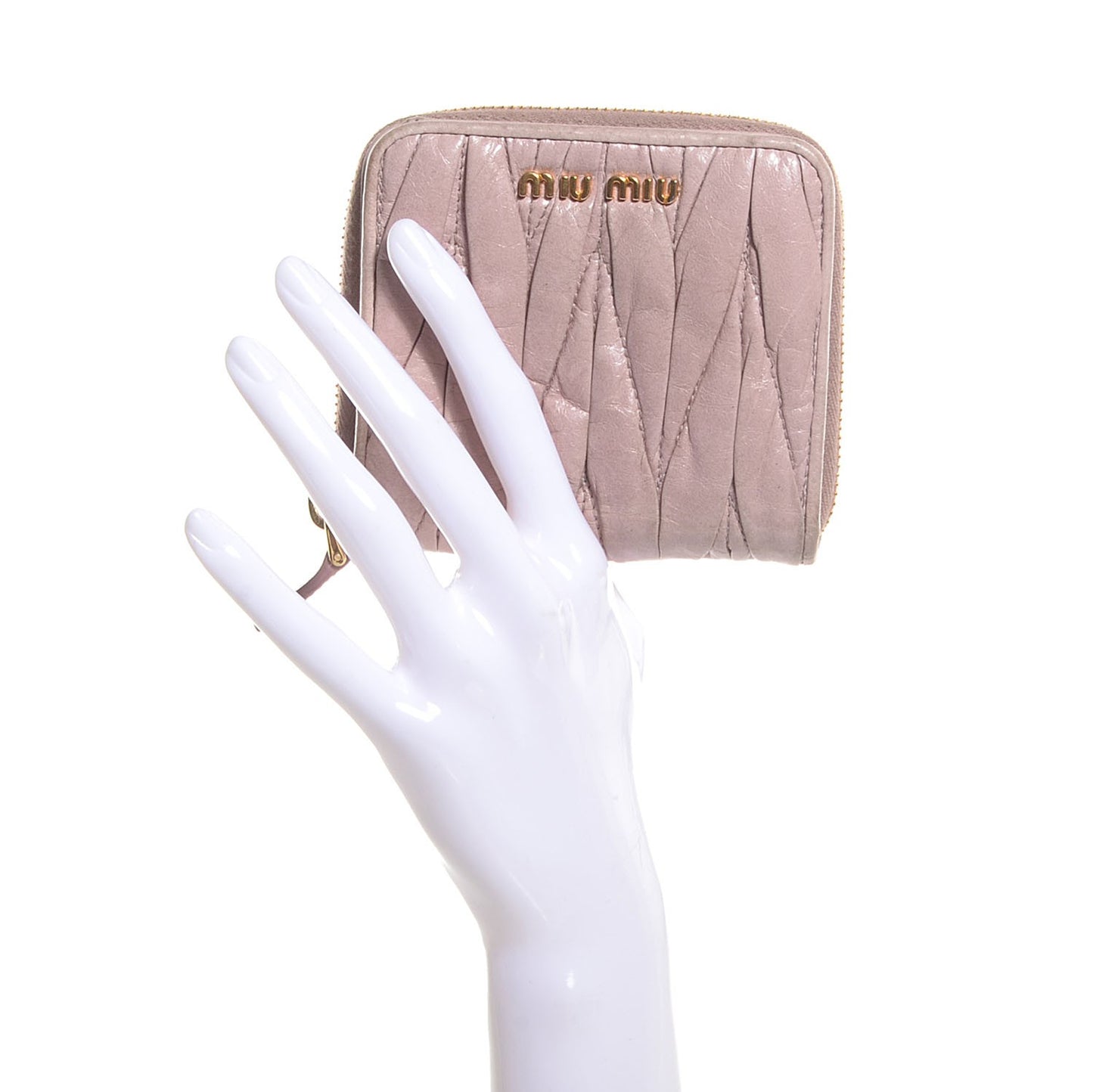 Matelasse Compact Wallet Deserto
