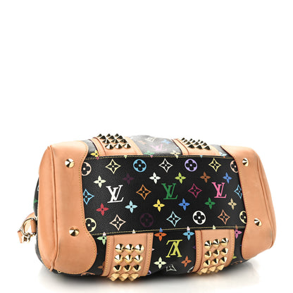 Louis Vuitton Monogram Multicolor Courtney MM Black 4 of 10