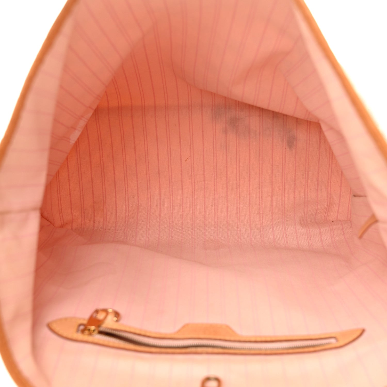Louis Vuitton Damier Azur Delightful MM Rose Ballerine 5 of 15