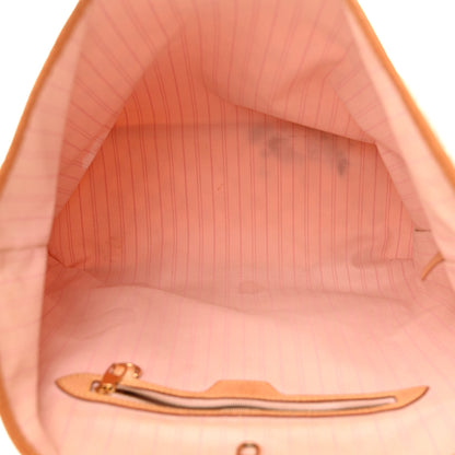 Louis Vuitton Damier Azur Delightful MM Rose Ballerine 5 of 15