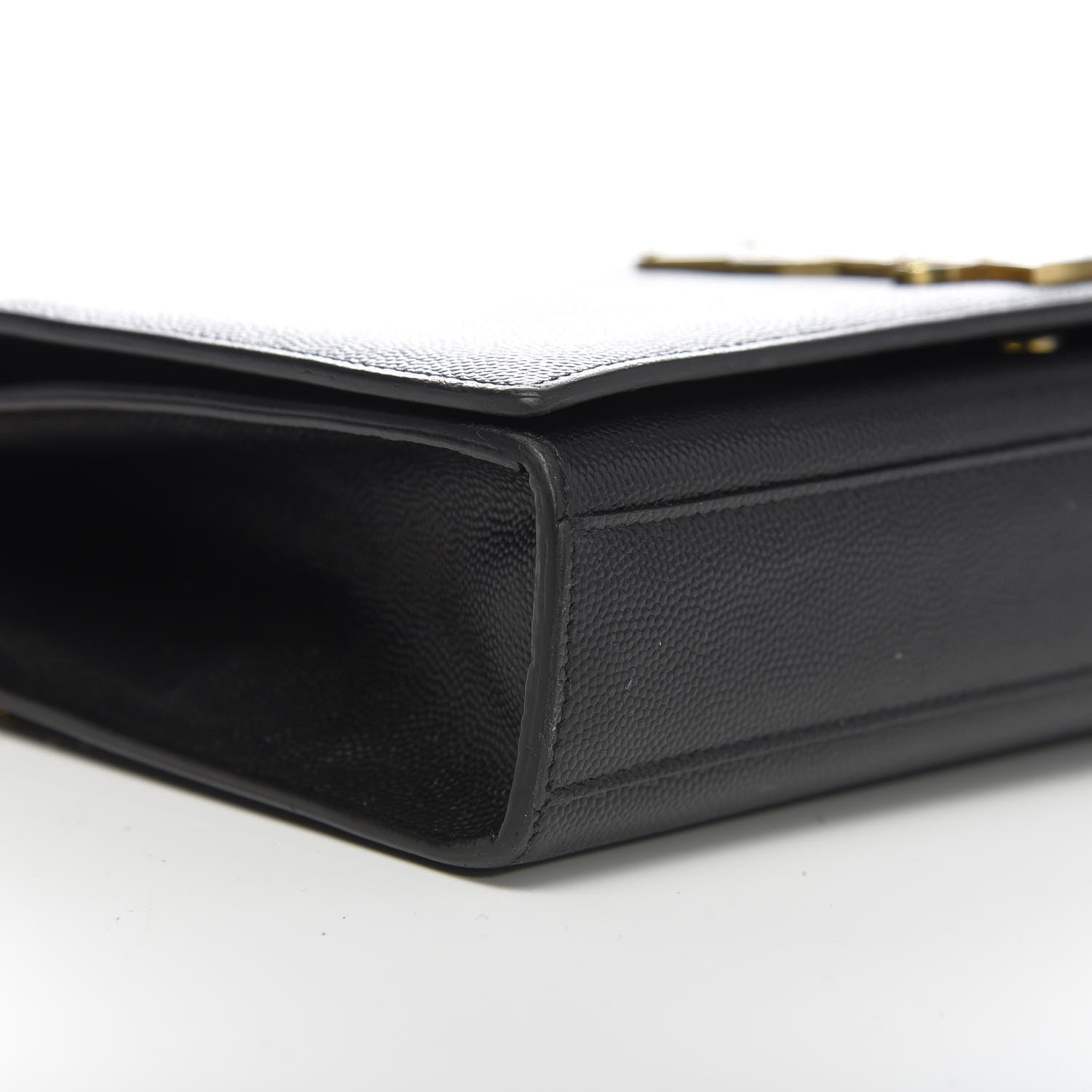 Saint Laurent Grain De Poudre Medium Classic Monogram Kate Satchel Black 8 of 10