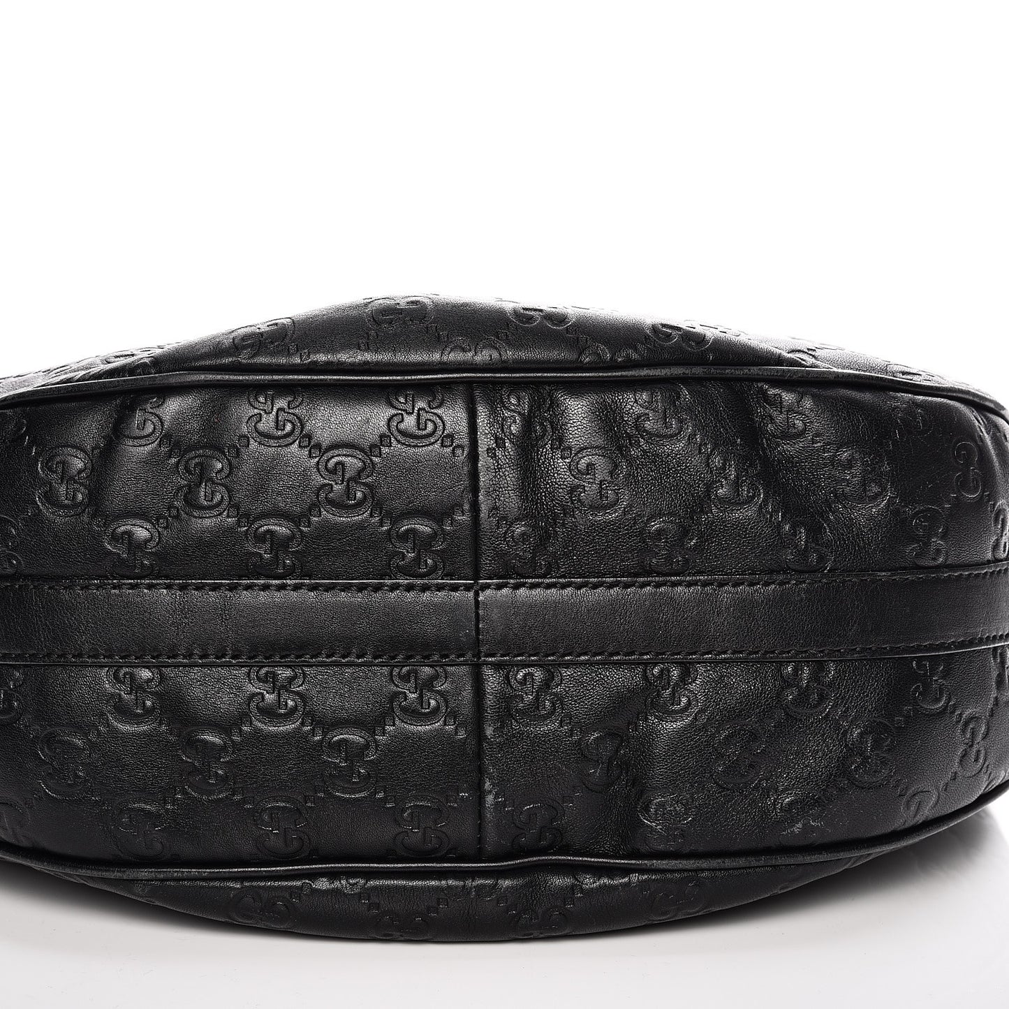 Guccissima Medium GG Twins Hobo Black
