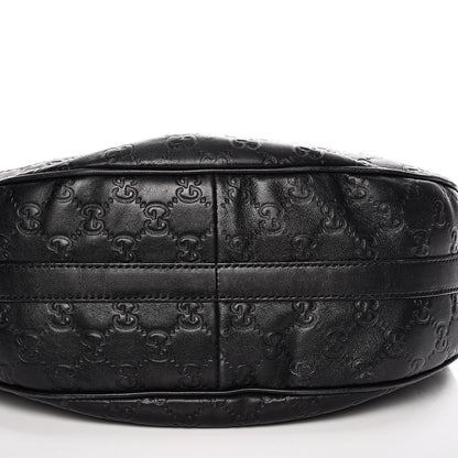 Gucci Guccissima Medium GG Twins Hobo Black 14 of 15