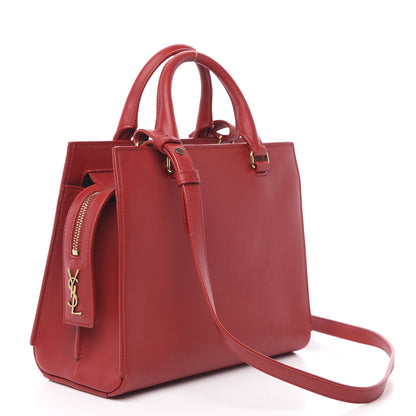 Saint Laurent Smooth Calfskin Small East Side Tote Rouge Eros 3 of 13