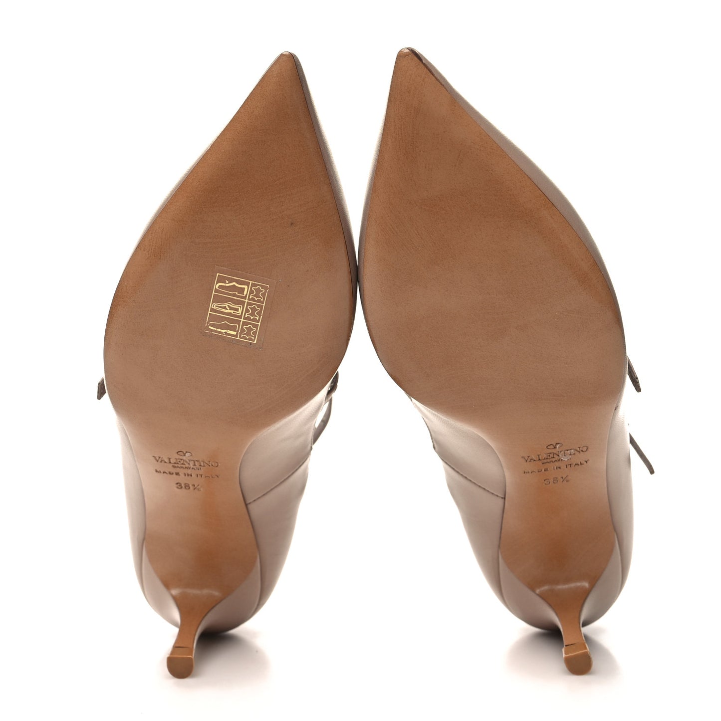 Nappa Love Latch 50mm Pumps 38.5 Poudre