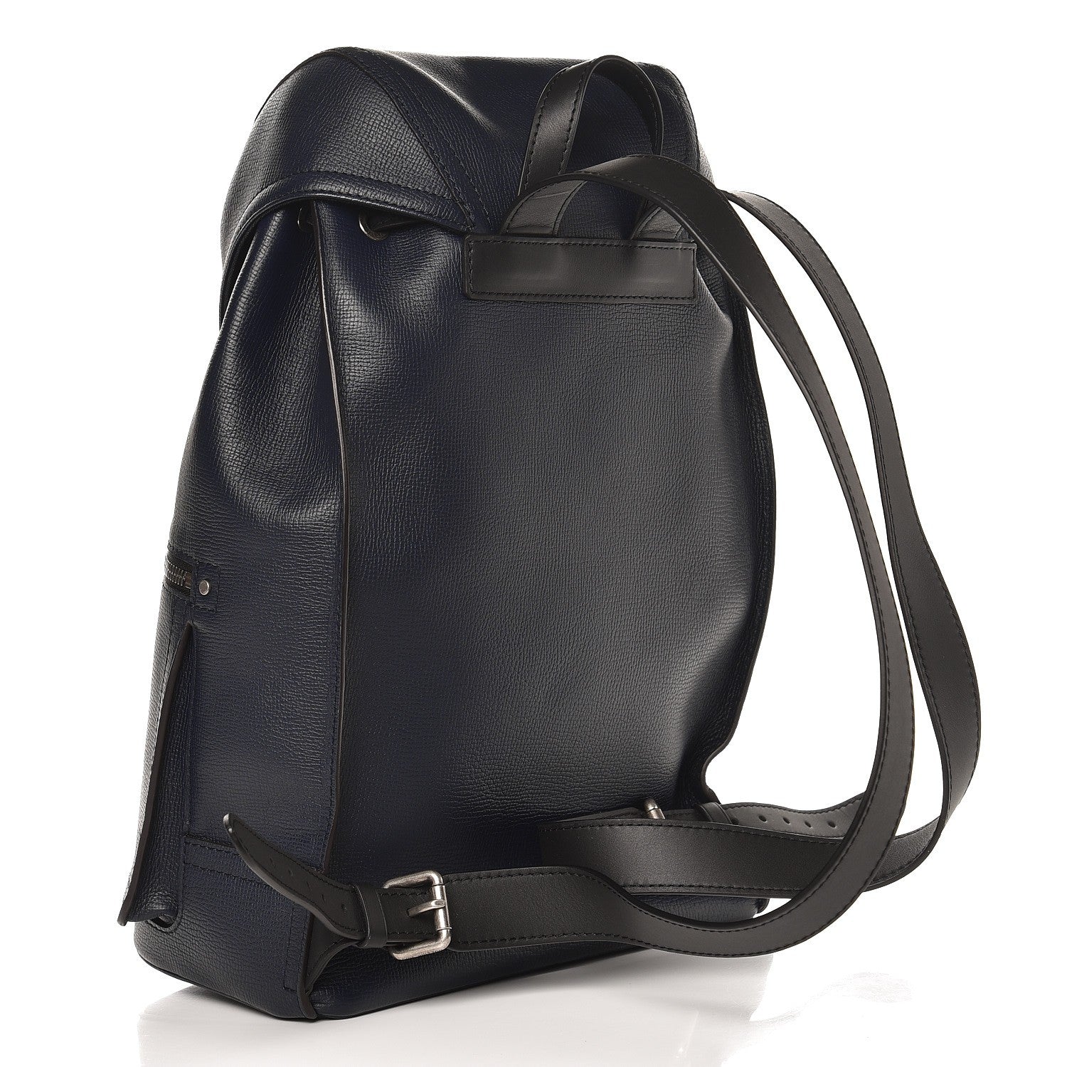 Louis Vuitton Utah Calfskin Canyon Backpack Blue Marine 3 of 7