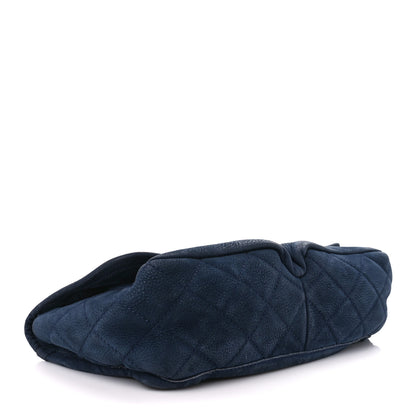 Chanel Ultra Soft Suede Calfskin Medium Natural Beauty Flap Bag Blue 4 of 11