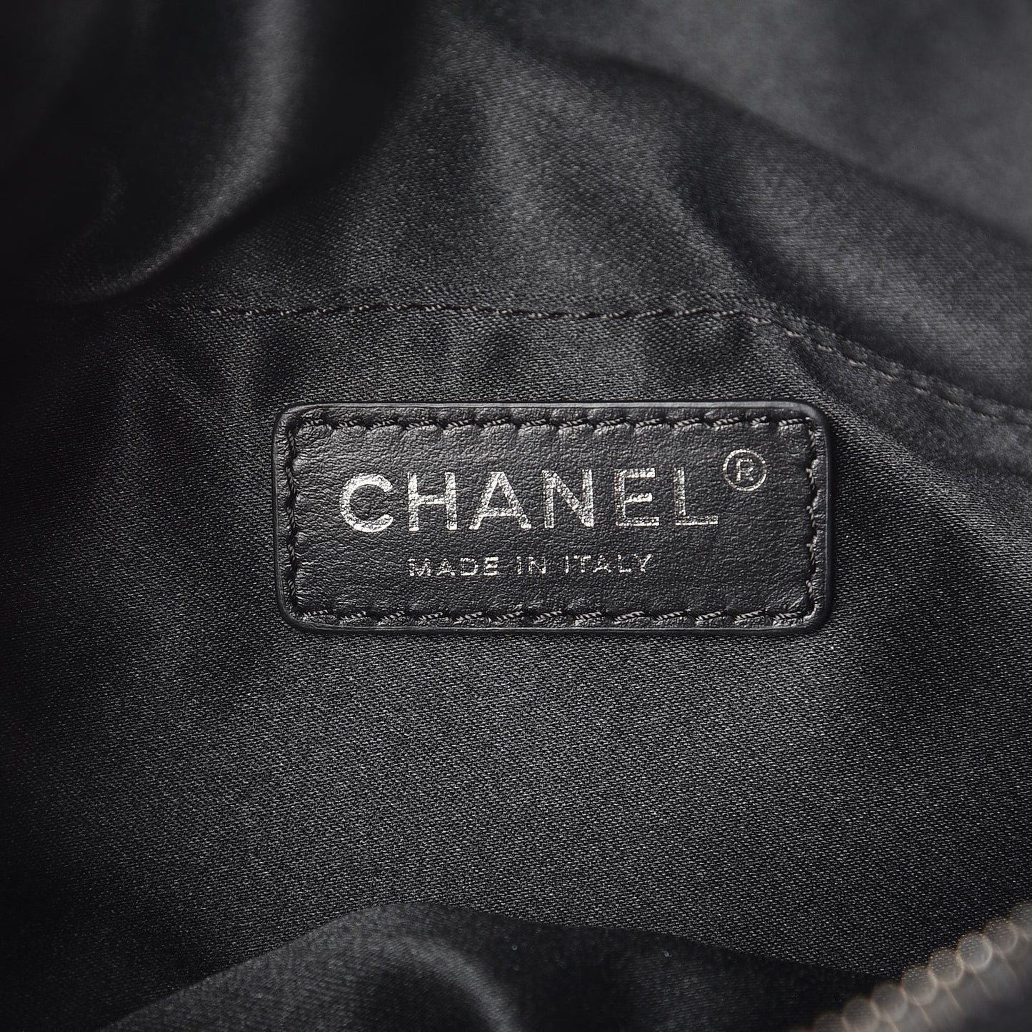 Lambskin Quilted Banane Waist Bag Fanny Pack Black