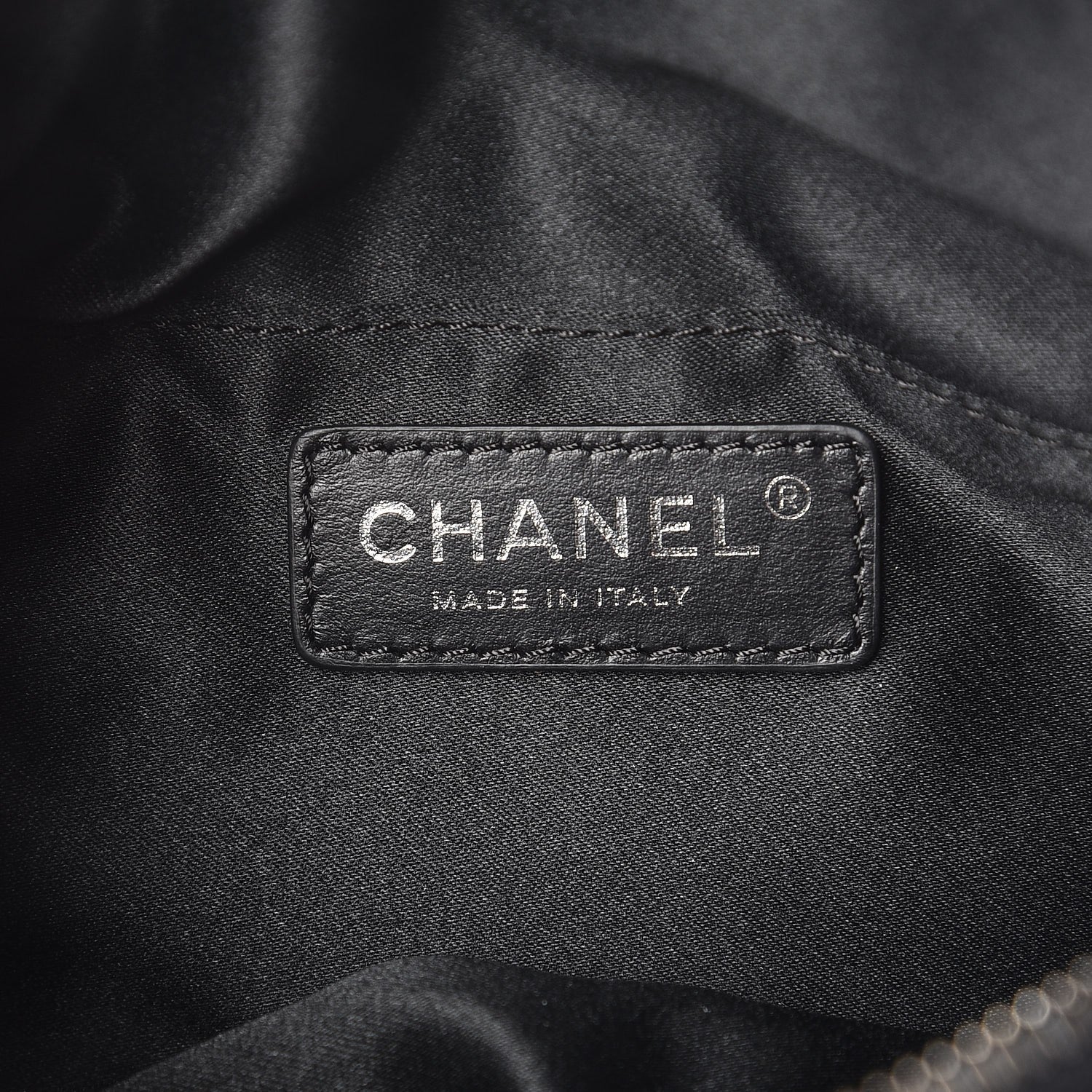 Chanel Lambskin Quilted Banane Waist Bag Fanny Pack Black 6 of 7