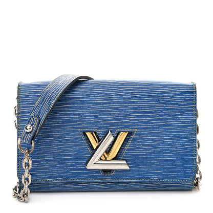 Louis Vuitton Epi Twist Chain Wallet Denim Light 1 of 11
